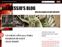 Tablet Screenshot of diablessjd.wordpress.com
