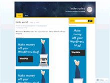 Tablet Screenshot of biblestudies.wordpress.com