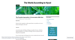 Desktop Screenshot of hyceltaylor.wordpress.com