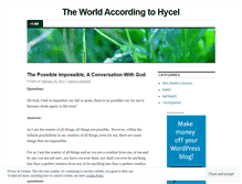 Tablet Screenshot of hyceltaylor.wordpress.com