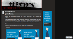 Desktop Screenshot of demockerynow.wordpress.com