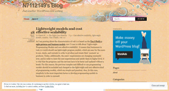 Desktop Screenshot of n7112149.wordpress.com