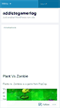 Mobile Screenshot of addictegamerlog.wordpress.com