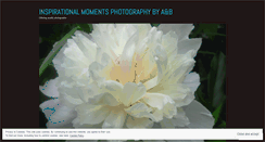 Desktop Screenshot of inspirationalmomentsphotographybyab.wordpress.com