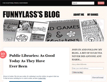 Tablet Screenshot of funnylass.wordpress.com