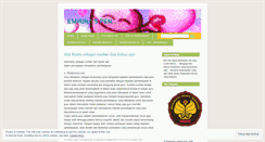 Desktop Screenshot of emirina.wordpress.com