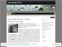 Tablet Screenshot of joeerbaugh.wordpress.com