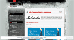 Desktop Screenshot of metalectro.wordpress.com