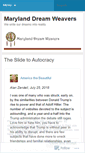 Mobile Screenshot of marylanddreamweavers.wordpress.com