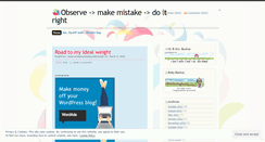 Desktop Screenshot of observemakemistakeanddoitright.wordpress.com