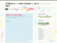 Tablet Screenshot of observemakemistakeanddoitright.wordpress.com