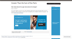 Desktop Screenshot of greatersums.wordpress.com