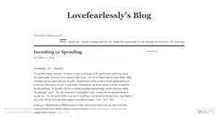Desktop Screenshot of lovefearlessly.wordpress.com