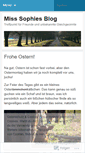 Mobile Screenshot of misssophie.wordpress.com