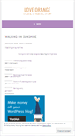 Mobile Screenshot of loveorange55.wordpress.com