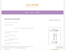 Tablet Screenshot of loveorange55.wordpress.com