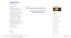 Desktop Screenshot of dogmacero.wordpress.com