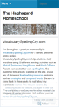 Mobile Screenshot of haphazardhomeschool.wordpress.com