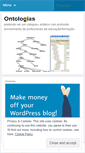 Mobile Screenshot of ontologias.wordpress.com