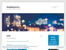 Tablet Screenshot of breezemocca.wordpress.com