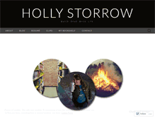 Tablet Screenshot of hollystorrow.wordpress.com