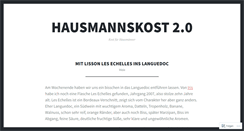 Desktop Screenshot of hausmannskost.wordpress.com