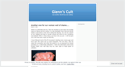 Desktop Screenshot of glennscult.wordpress.com