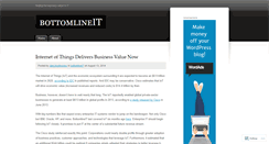 Desktop Screenshot of bottomlineit.wordpress.com