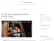 Tablet Screenshot of longdrives.wordpress.com