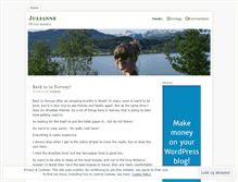 Tablet Screenshot of julianne92.wordpress.com