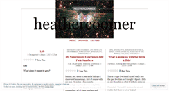 Desktop Screenshot of heathercoomer.wordpress.com