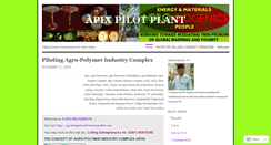 Desktop Screenshot of agrobiogenicsapixpilotplant.wordpress.com