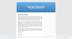 Desktop Screenshot of ideromantis.wordpress.com