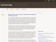 Tablet Screenshot of businessedge13.wordpress.com