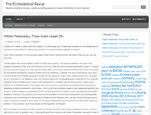 Tablet Screenshot of bishopsreviews.wordpress.com