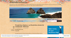 Desktop Screenshot of entenderomundo.wordpress.com