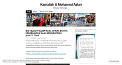 Desktop Screenshot of mohamedazlan.wordpress.com