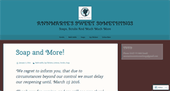 Desktop Screenshot of annmariessweetsomethings.wordpress.com