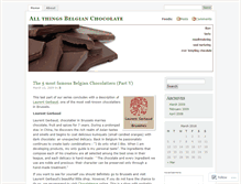 Tablet Screenshot of belgianchocolates.wordpress.com