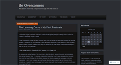 Desktop Screenshot of beovercomers.wordpress.com