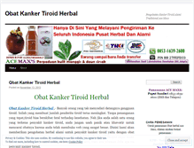 Tablet Screenshot of obatkankertiroidherbalblog.wordpress.com