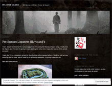 Tablet Screenshot of mylittlesoldier.wordpress.com