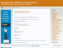 Tablet Screenshot of magazinedigitalmosquero.wordpress.com