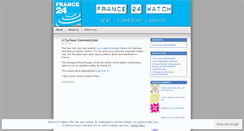 Desktop Screenshot of france24watch.wordpress.com