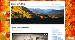 Desktop Screenshot of bistodeau.wordpress.com
