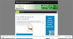 Desktop Screenshot of gatorblog.wordpress.com
