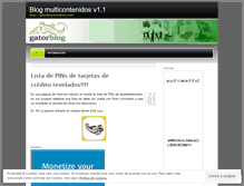 Tablet Screenshot of gatorblog.wordpress.com