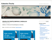 Tablet Screenshot of colectivotrocha.wordpress.com