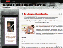 Tablet Screenshot of caramengatasikemandulanpriaherbalku.wordpress.com