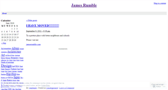 Desktop Screenshot of jamesrumble.wordpress.com